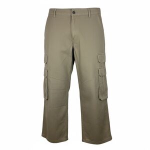 Tilly's Khaki Straight Leg Cargo Pants